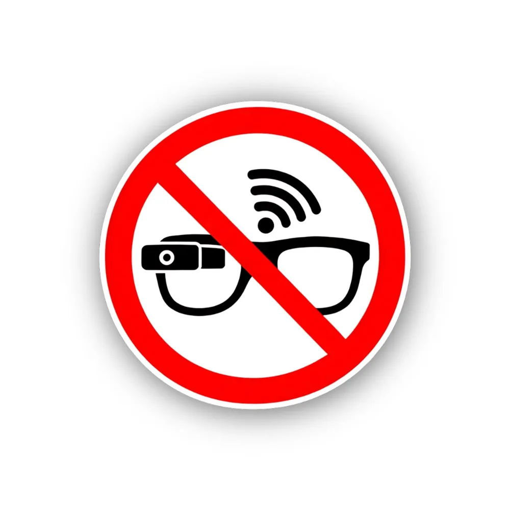 Smart Glasses Prohibited