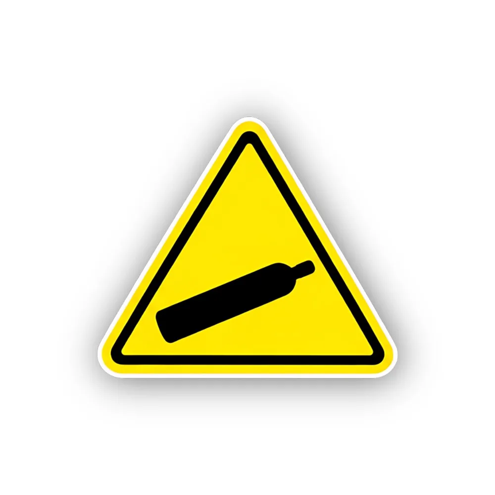 Gas Cylinder Hazard Warning