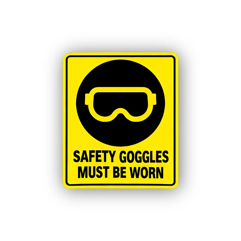 Protective Goggles Required