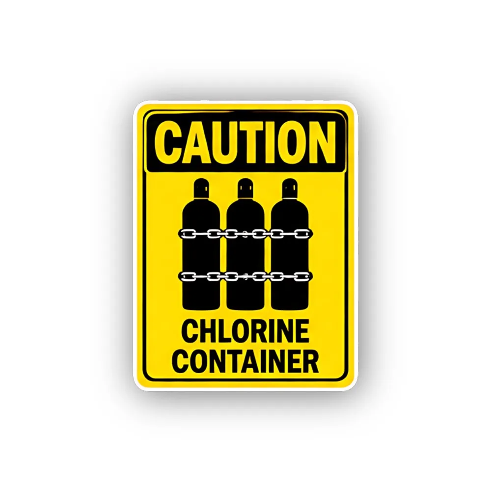 Chlorine Container Caution