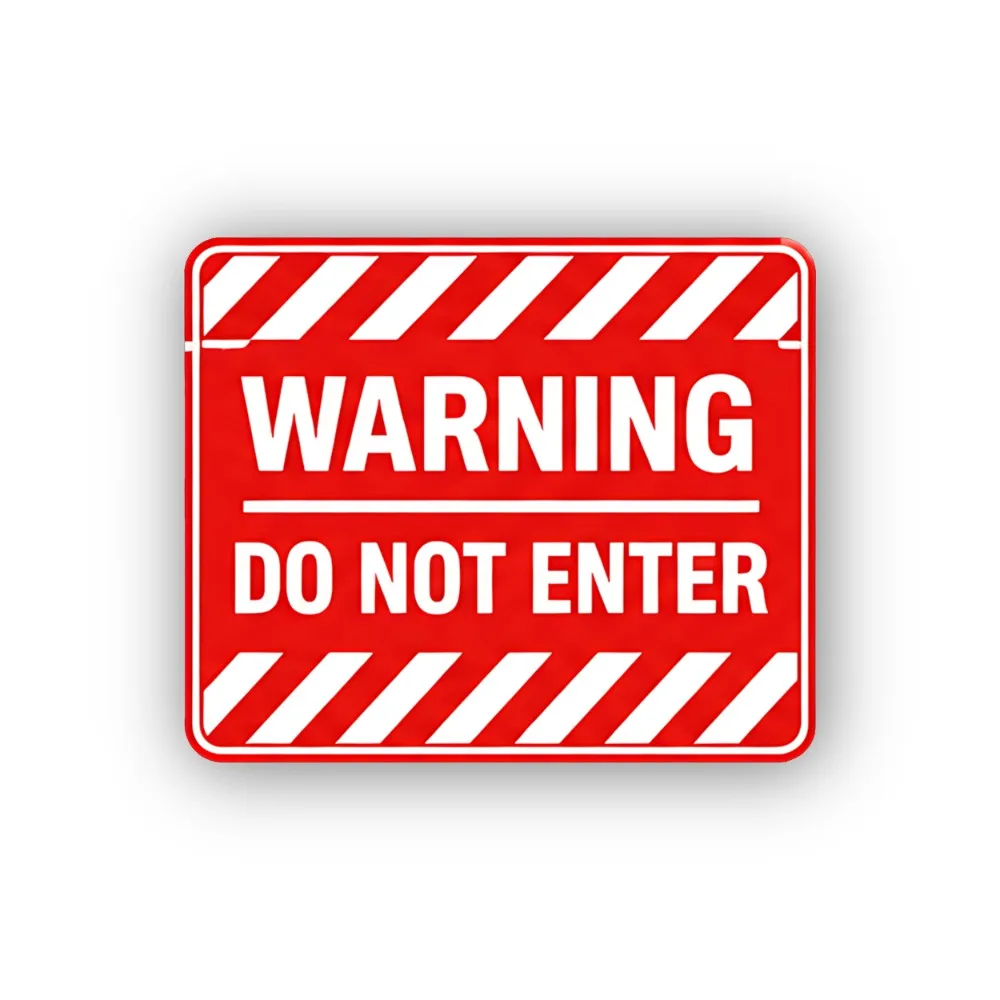 Warning No Entry
