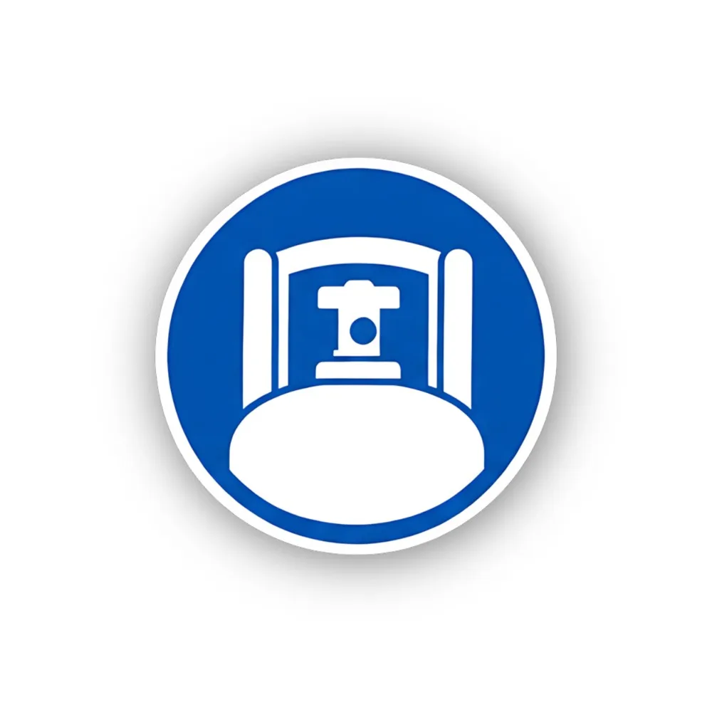 Gas Cylinder Caution