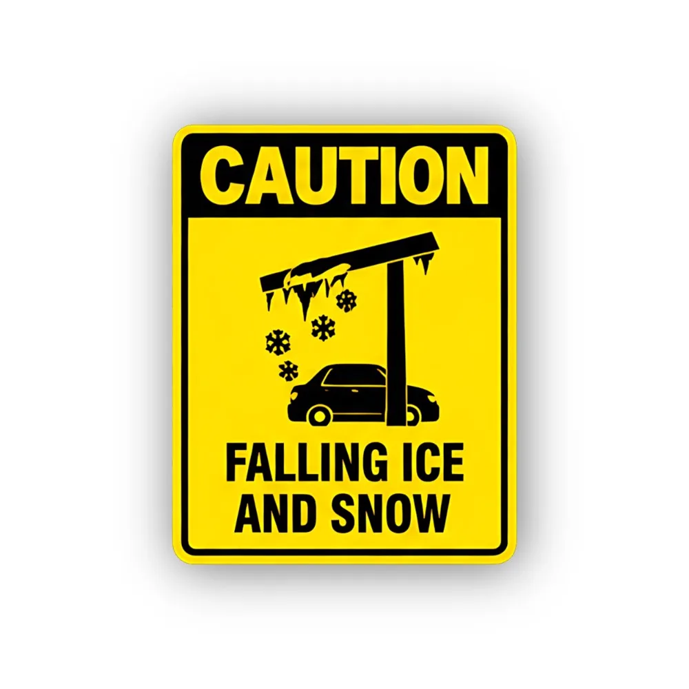 Falling Ice Snow
