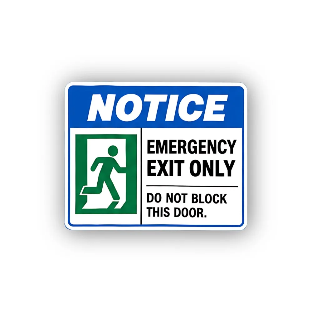 Emergency Exit Only