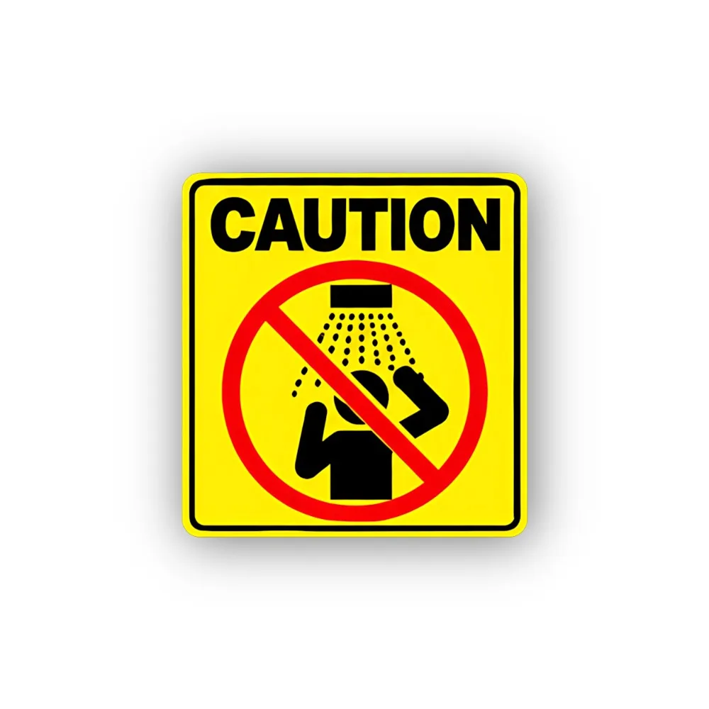 Spray Exposure Prohibited