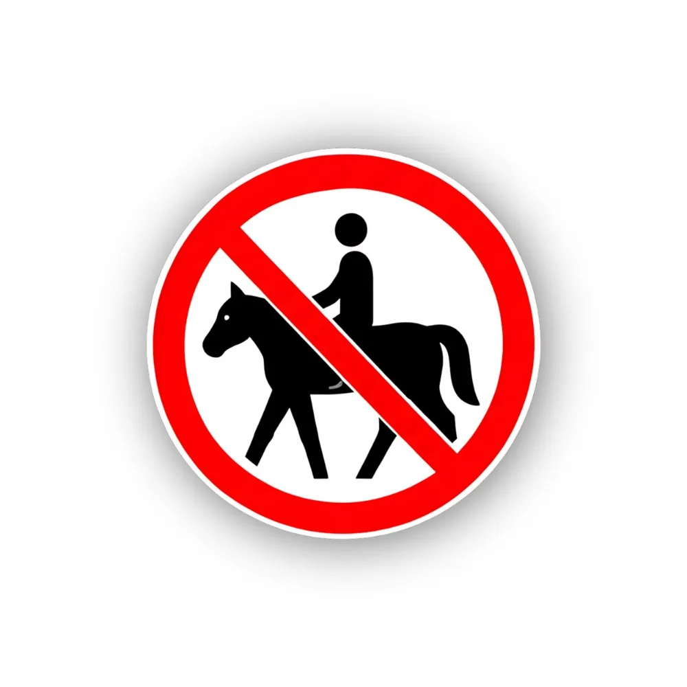 No Horse Riding